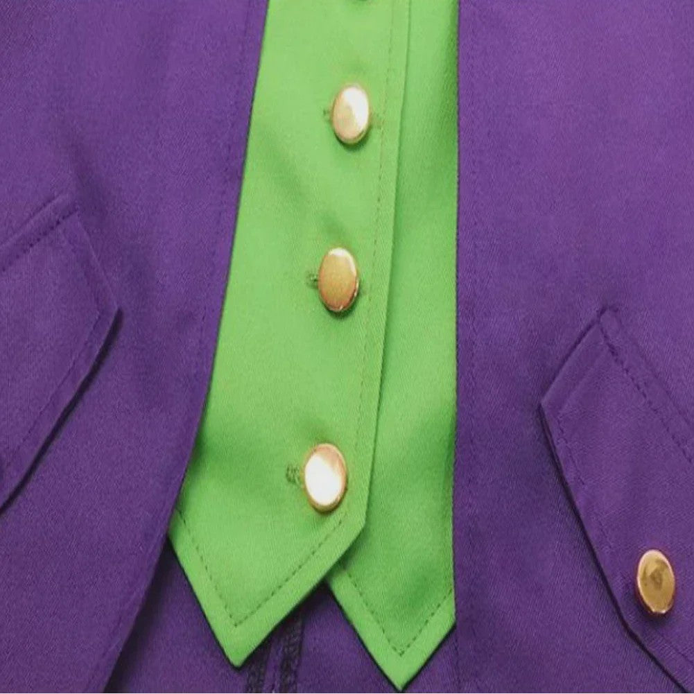 Joker Cosplay Kostuum voor Heren en Kinderen - Complete Tuxedo Set met Jas, Vest en Broek