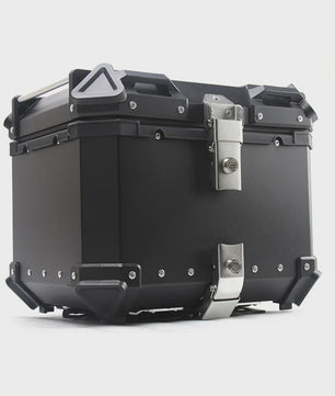 Universele 45L Motor Topkoffer Aluminium - Waterdicht, afsluitbaar met rugsteun