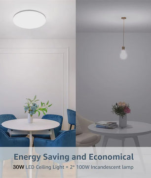 Waterdichte LED Plafondlamp Rond - 18W/30W/40W - IP54 - Badkamer, Keuken, Woonkamer