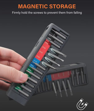 49-delige Precisie Schroevendraaier Set met 46 Magnetische Bits voor Elektronica Reparatie