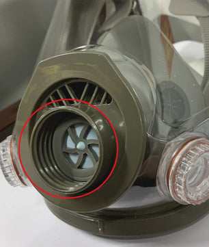 Professioneel Gasmasker 6800 - Volledig Gelaatsmasker met Verwisselbaar Filter voor Industrieel Gebruik