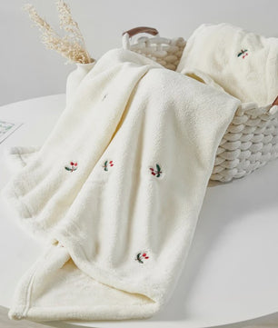Zachte Baby Deken Fleece - Geboorte Swaddle, Kinderwagen & Ledikant - Antraciet met Sterren