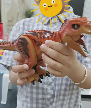 Grote Dinosaurus Bouwstenen Set - T-Rex, Velociraptor & Meer - Speelgoed voor Kinderen