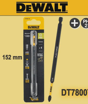 DEWALT PH2 152mm Impact Schroefbit - Hoge Hardheid & Versterkt