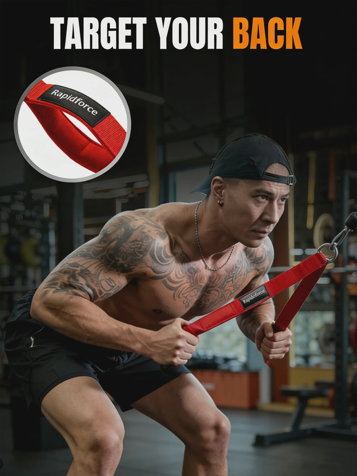Heavy Duty Triceps Touw voor Kabelmachine - Fitness Pull Down Oefening voor Biceps, Triceps & Rug Training