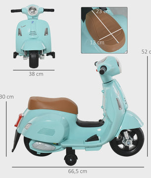 Elektrische Vespa Scooter voor Kinderen (18-36 maanden) - Met Verlichting en Claxon