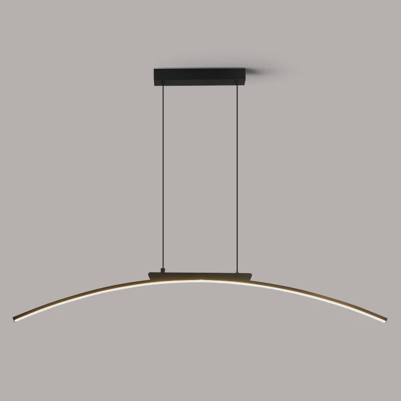 Moderne LED Boog Hanglamp - Stijlvolle Verstelbare Plafondlamp voor Eetkamer & Keuken