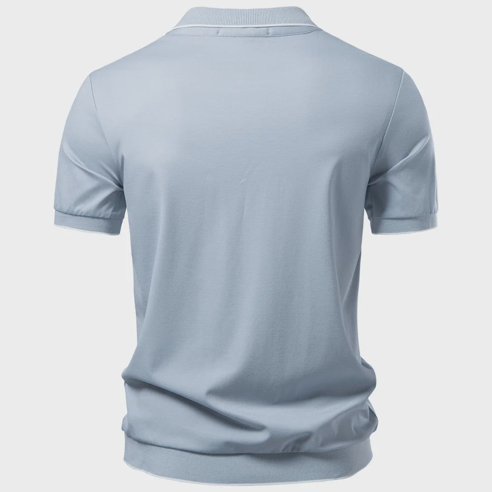 AIOPESON Heren Tencel Polo Shirt - Premium Kwaliteit & Ademend Comfort