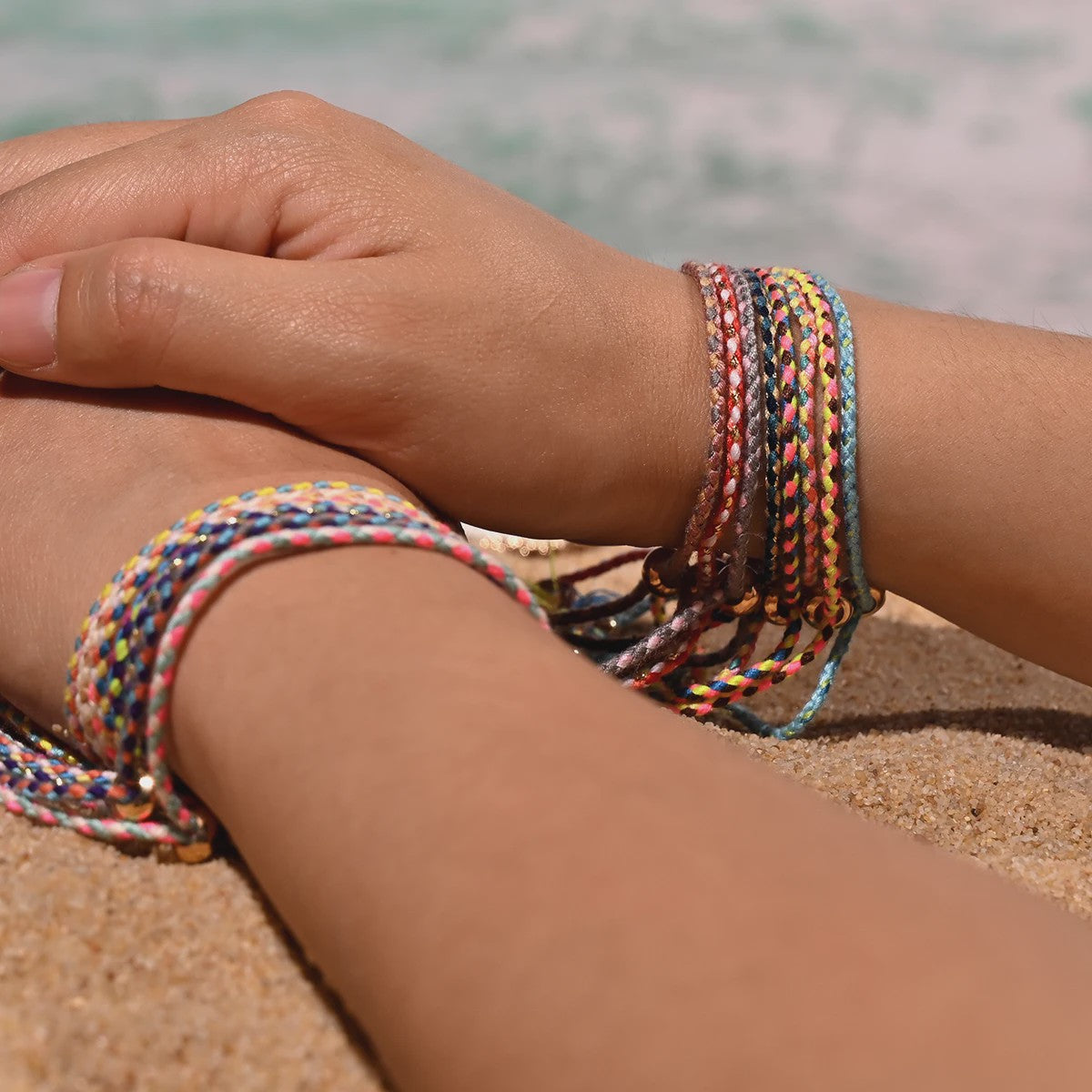 Bohemian Vriendschapsarmbandjes Set (15 Stuks) - Zomerse Beach Style met Tassels