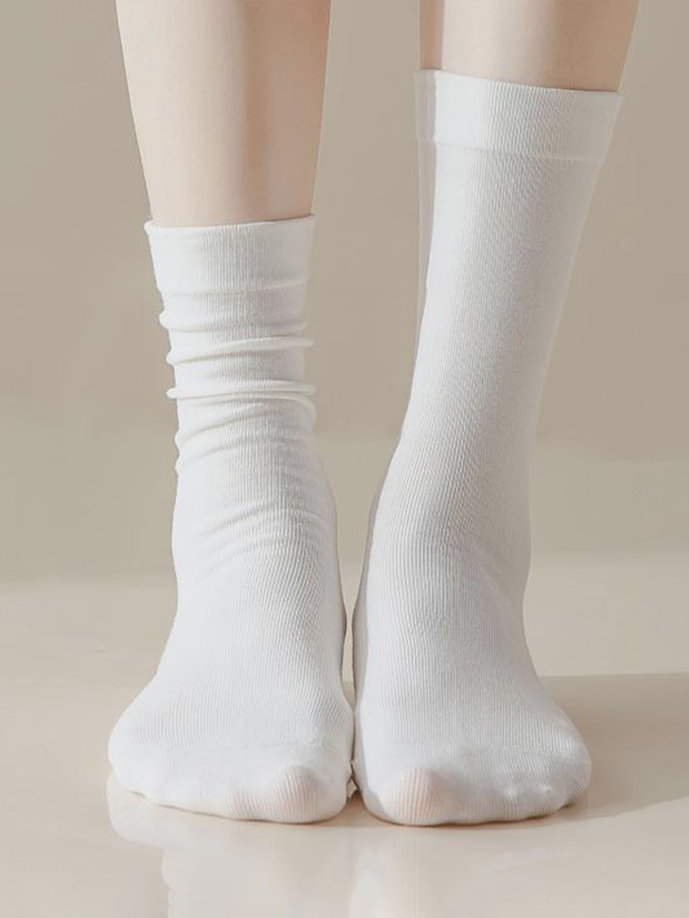 Dames Sokken Wit - 5/10/15/20 Paar - Koreaanse Stijl Mid-Calf