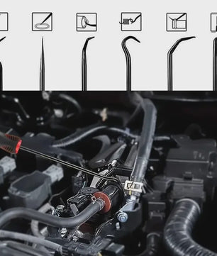 Professionele 10-delige Set Oliekeerring Trekkers en Haken voor Auto Reparatie