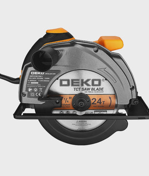 DEKO Elektrische Cirkelzaag 1500W - 185mm Multifunctioneel met Extra Handvat