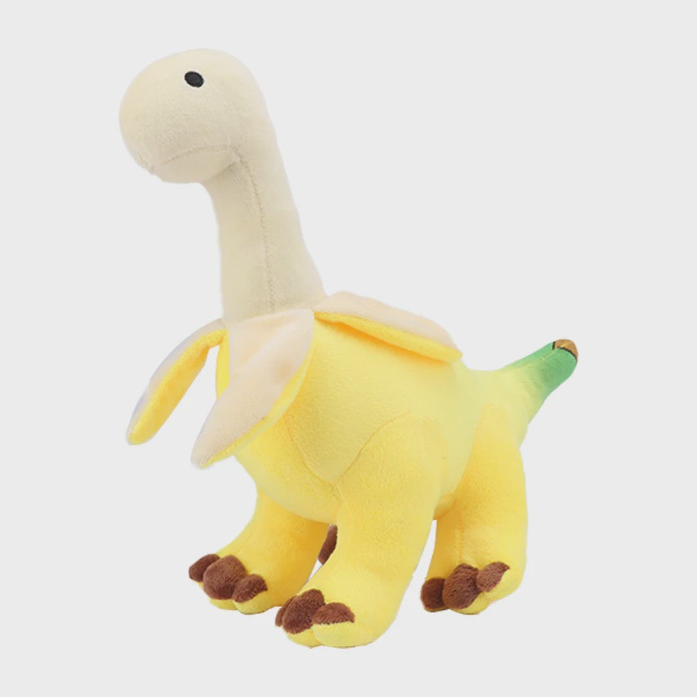 Knuffel Brontosaurus Banaan - Zachte Pluche Speelgoed voor Kinderen