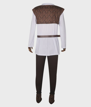 Shrek Cosplay Kostuum Heren - Compleet Halloween Outfit met Shirt, Vest, Broek & Accessoires