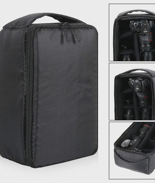 Waterdichte DSLR Camera Rugzak - Multifunctionele Fototas met Padded Vakken