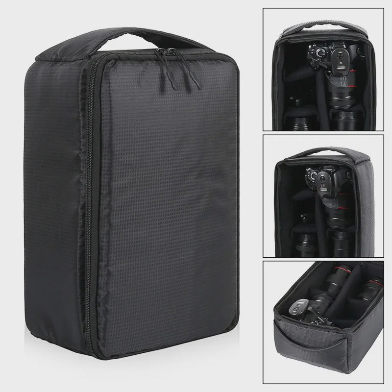 Waterdichte DSLR Camera Rugzak - Multifunctionele Fototas met Padded Vakken