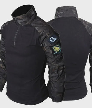 Militaire Softshell Combat Set: Ademend Uniform met Capuchon Jas en Cargo Broek - Ideaal voor Jacht & Outdoor