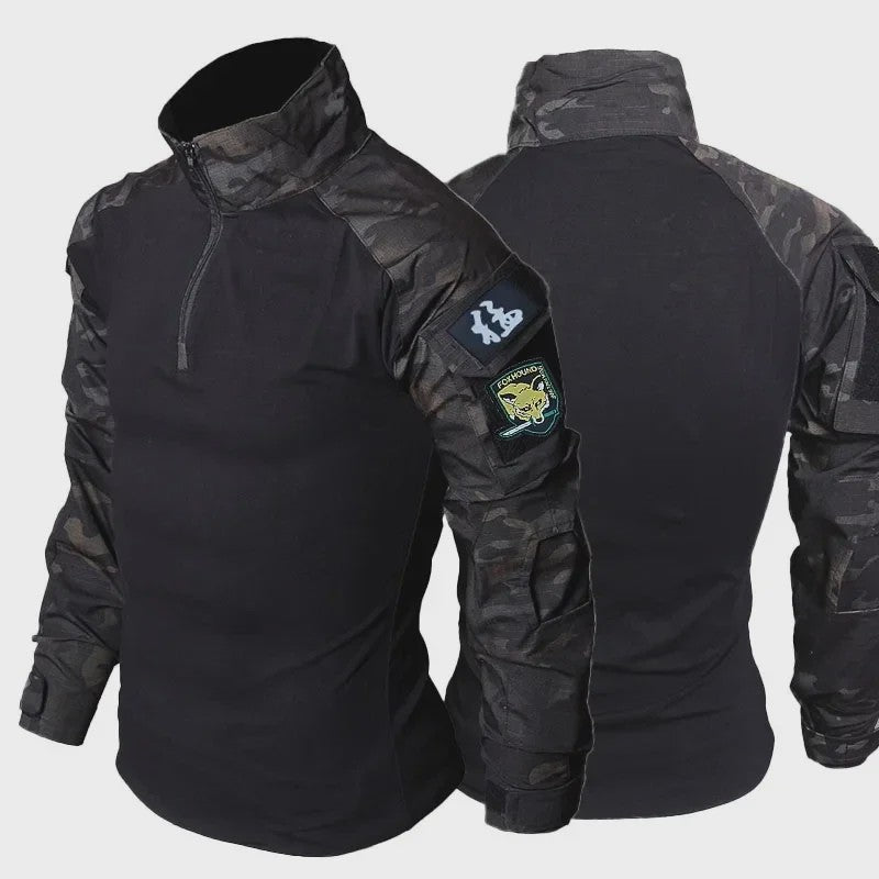 Militaire Softshell Combat Set: Ademend Uniform met Capuchon Jas en Cargo Broek - Ideaal voor Jacht & Outdoor