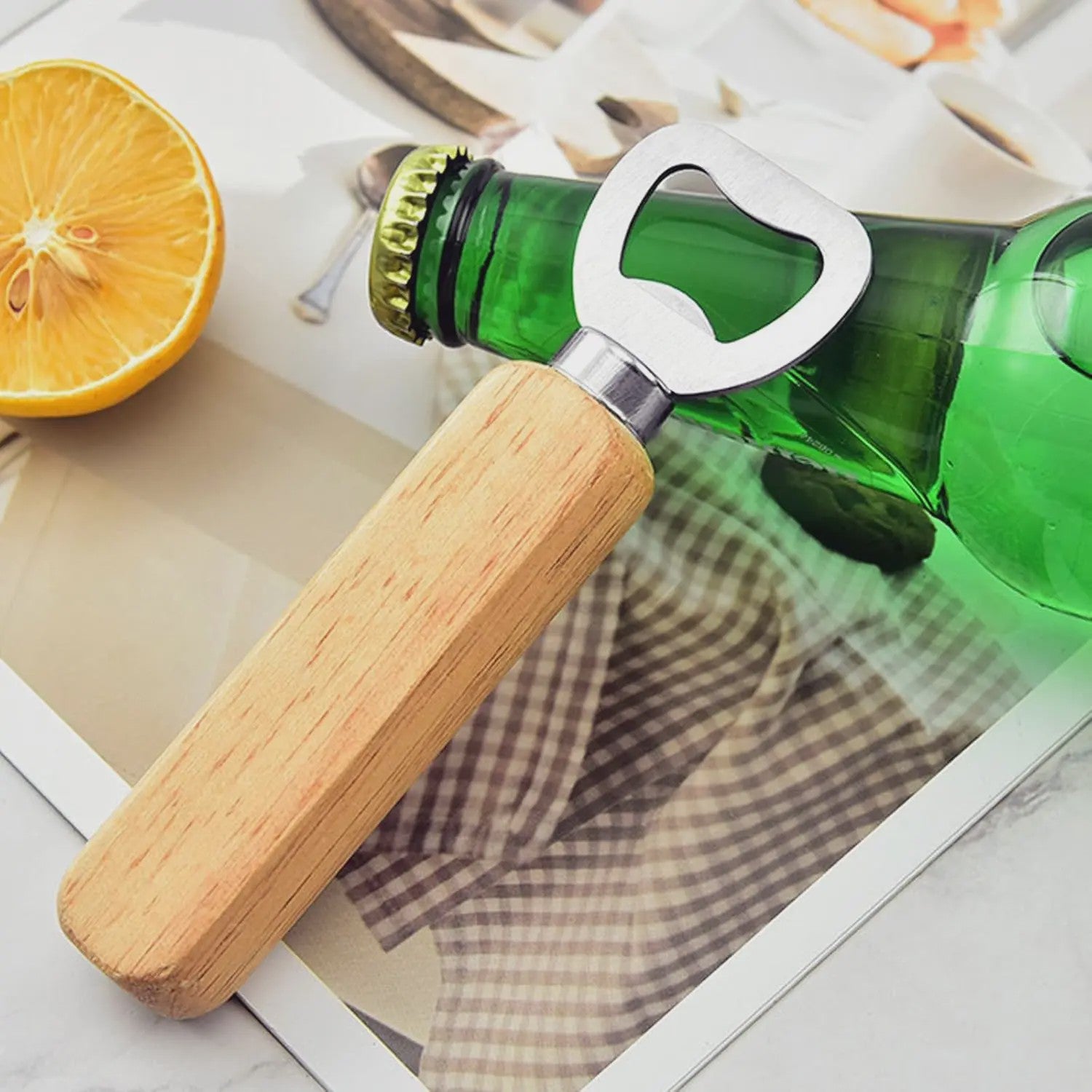 Houten Flesopeners (25/50/100/200 Stuks) - Laser Graveerbaar & DIY Cadeau