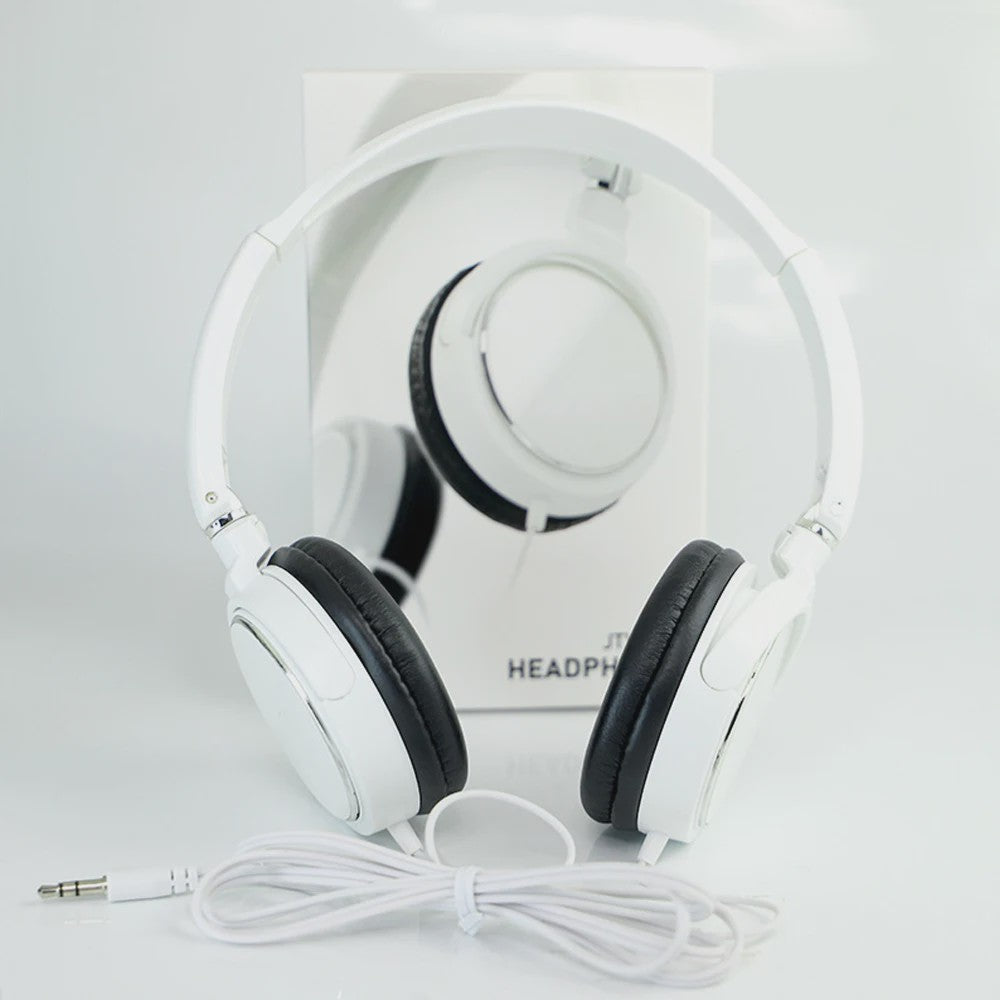 Universele 3.5mm Bedrade Koptelefoon - Opvouwbaar, Draagbaar, Noise Cancelling voor Muziek & Gaming