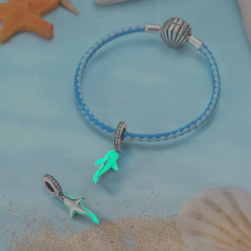 925 Sterling Zilver Charms: Walvishaai, Zeepaardje & Dolfijn - Luminous DIY Sieraden & Cadeaus