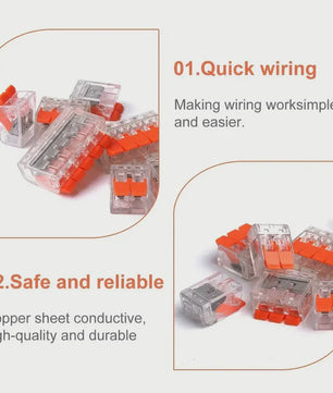 Universele Snelkoppeling Kabel Connectoren (2/3/4/5 Poorts) - DIY Elektrische Verbinding