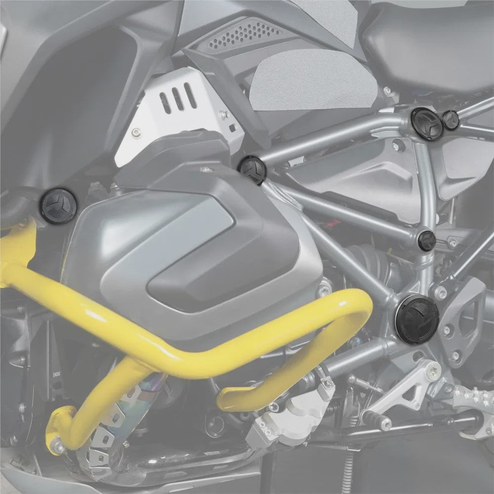 Frame Gaten Afdekking Set & Frame Protector voor BMW R1250GS Adventure (2018-2024) & R1200GS ADV (2014-2018)