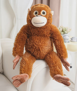 Levensechte Orang-oetan Knuffel - Pluche Aap Speelgoed (30/60/90CM)