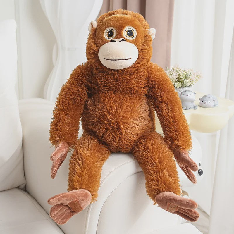 Levensechte Orang-oetan Knuffel - Pluche Aap Speelgoed (30/60/90CM)