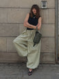 Dames Lantaarnbroek van 100% Katoen - Losse Pasvorm, Street Style