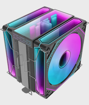 Metalfish FR600 CPU Air Cooler: 6 Heatpipes, ARGB PWM 12cm Fan, 153mm Hoogte