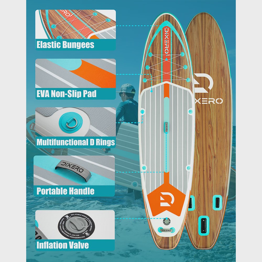 Myboat DIXERO Opblaasbaar Paddleboard 11'' - Complete Set met Kajak Accessoires