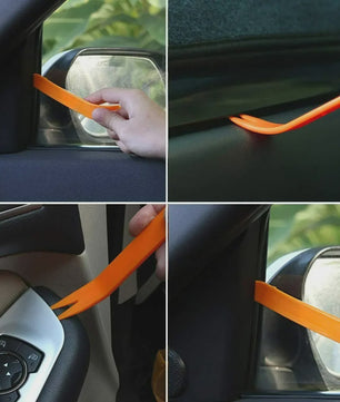 4-delige Autotrim Verwijderingsset: Paneel, Deur, Dashboard & Radio Clip Gereedschap