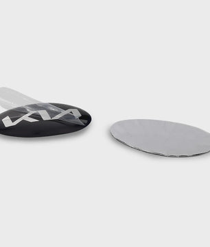 Stuurwiel Embleem Badge Sticker voor KIA Modellen (6.1x3.2cm)