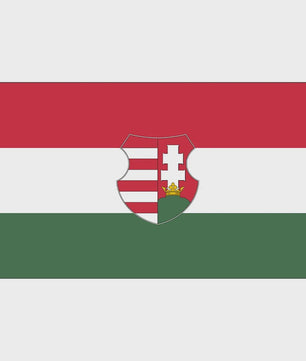 Historische Hongarije Vlag 90x150cm (1920-1946)