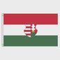 Historische Hongarije Vlag 90x150cm (1920-1946)