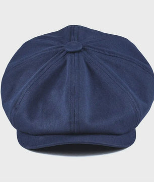 BOTVELA Heren Newsboy Cap - Katoenen Pet met 8 Panelen, Retro Stijl
