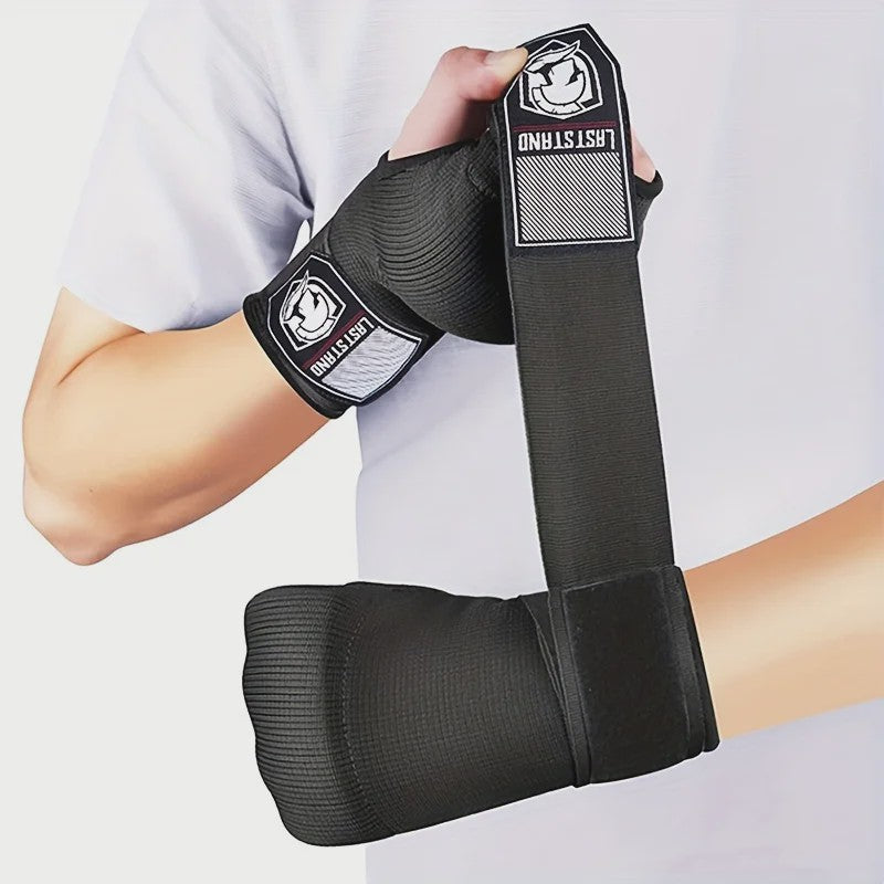 Half Vinger Bokshandschoenen met Lange Polsband - Ideaal voor MMA, Muay Thai & Training