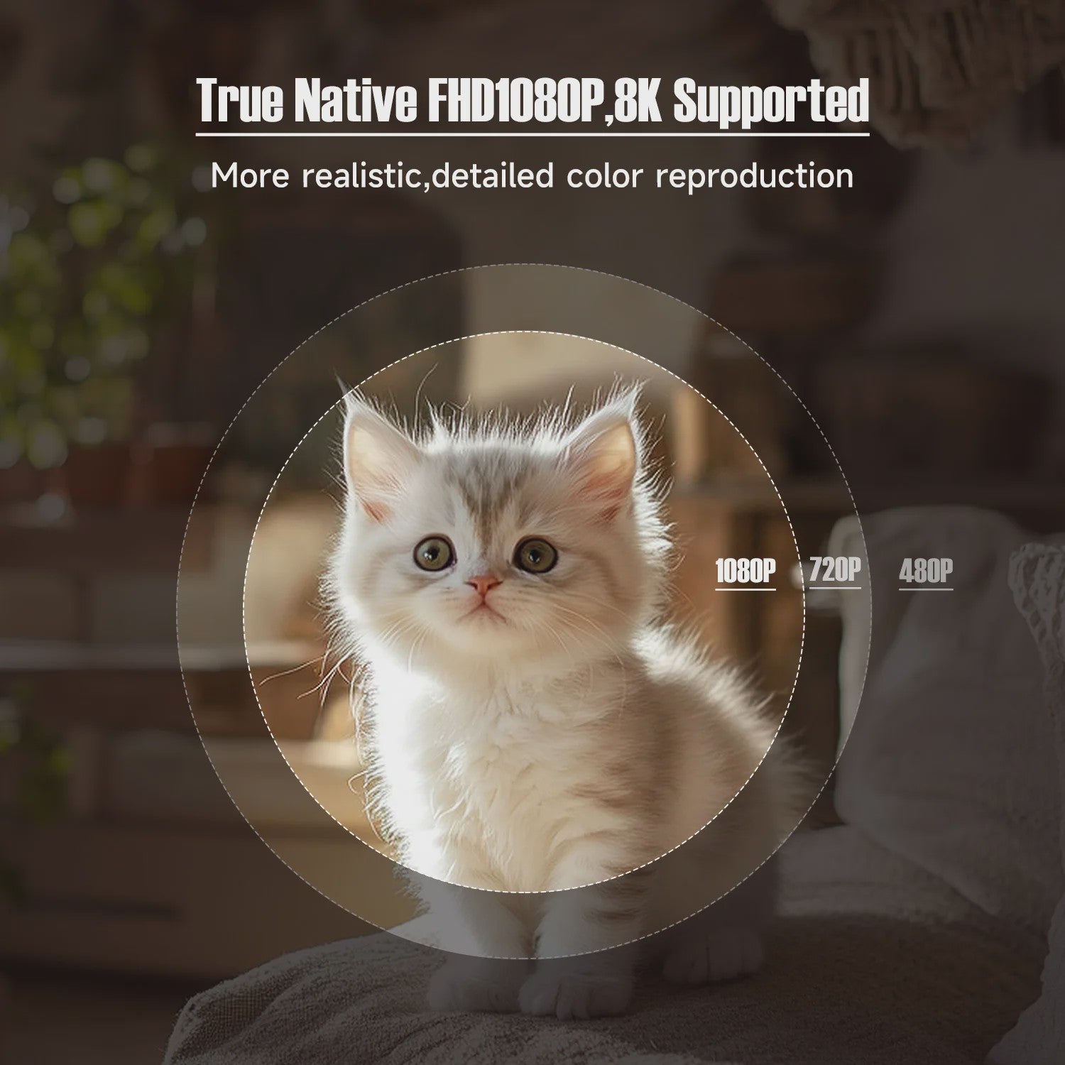 Magcubic L018 Draagbare Full HD Projector: Auto Focus, Android 14 & WiFi 6