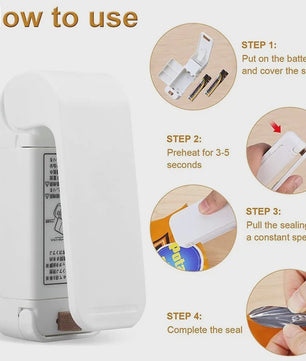 Mini Heat Sealer Machine: Sluit Plastic Zakken Snel en Gemakkelijk