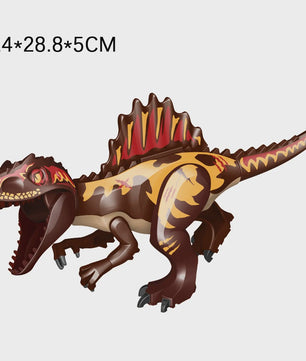 Grote Bouwblok Dinosaurus Speelgoed - Indominus Rex & Tyrannosaurus Rex Modellen