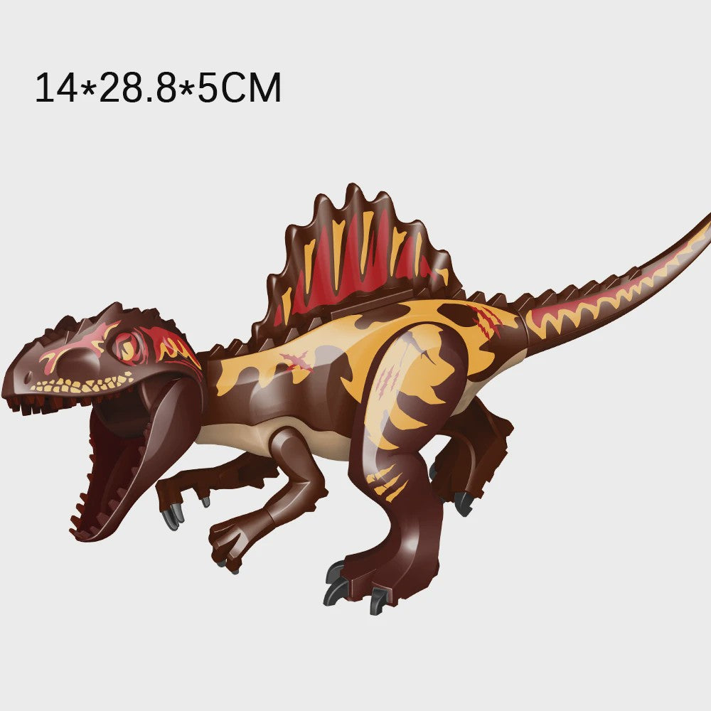 Grote Bouwblok Dinosaurus Speelgoed - Indominus Rex & Tyrannosaurus Rex Modellen