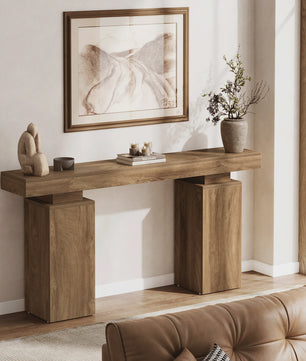 Lange Console Tafel 160 cm Hout - Entree Tafel Achter Bank - SediaXL