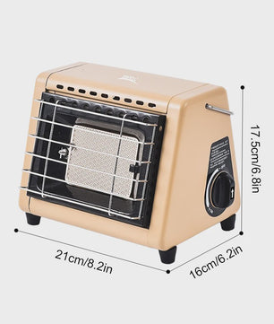 BRS-H23 Draagbare Tentkachel 1500W - Infrarood Verwarmer voor Camping & Buiten