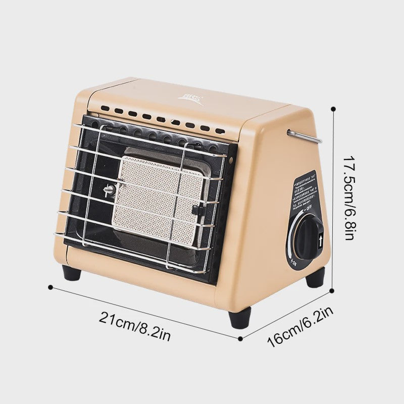 BRS-H23 Draagbare Tentkachel 1500W - Infrarood Verwarmer voor Camping & Buiten