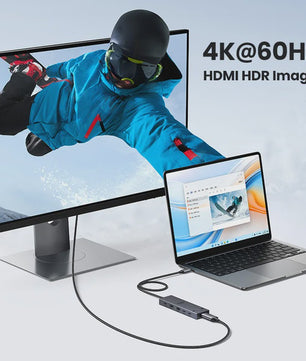 UGREEN USB-C Hub 10Gbps, 4K@60Hz HDMI, 100W PD Docking Station