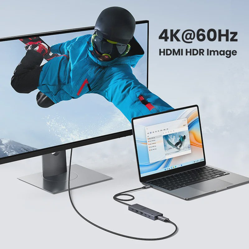 UGREEN USB-C Hub 10Gbps, 4K@60Hz HDMI, 100W PD Docking Station