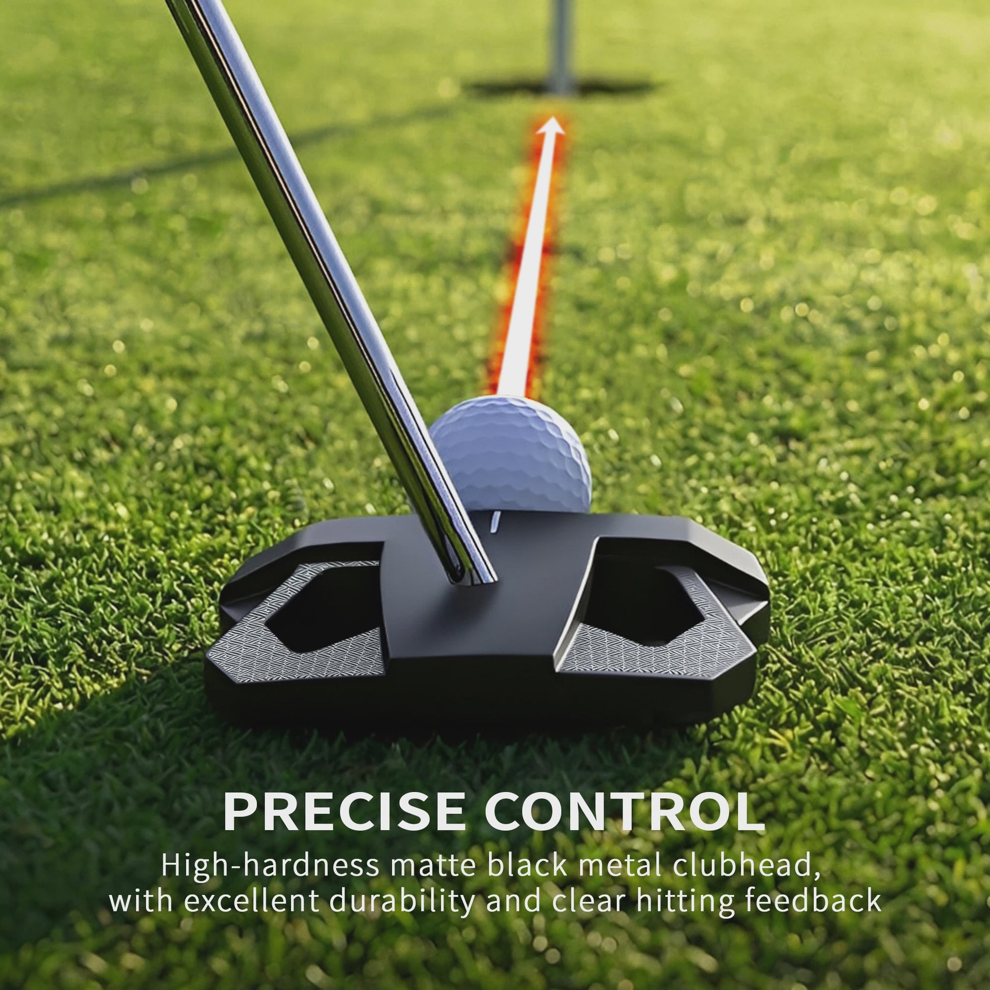 TDX-TB09 Heren Golf Putter: Stabiel, Vergevingsgezind met Automatische Centrering
