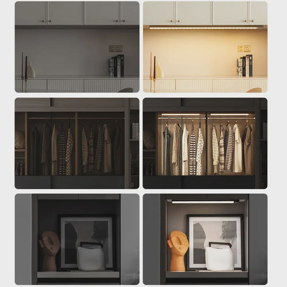 Draadloze LED Lamp met Bewegingssensor - USB Oplaadbaar voor Kast, Keuken & Slaapkamer