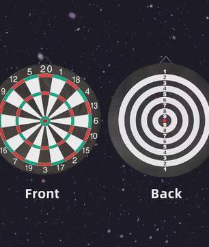15 Inch Dartbord Set met 6 Darts - Perfect voor Feestjes, Familie en Spelletjes